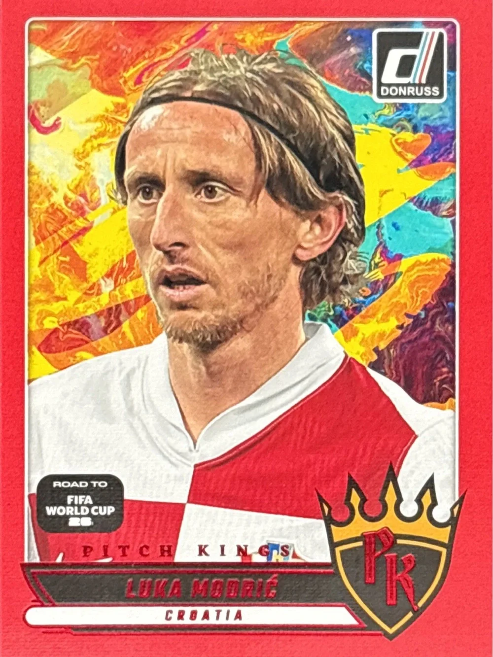 Panini Donruss World Cup Luka Modric Soccer Trading Card